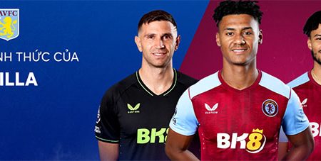 Bk8 – Nhà tài trợ áo đấu của Aston Villa FC mùa giải 2023/2024.